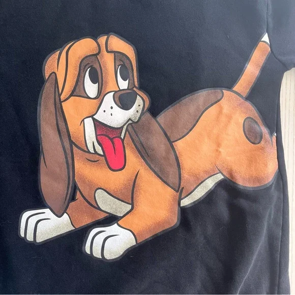 Disney Black and Brown Dog Sweatshirt - Picture 6 of 7